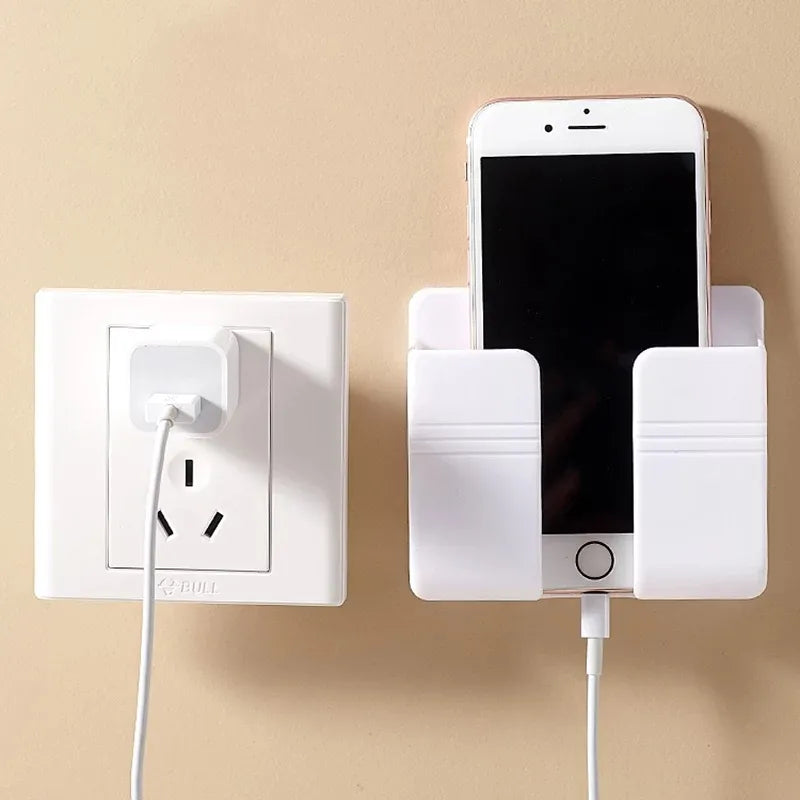 Wall-Mounted Universal Mobile Phone Holder – Secure Charging Stand, Multiple Colors