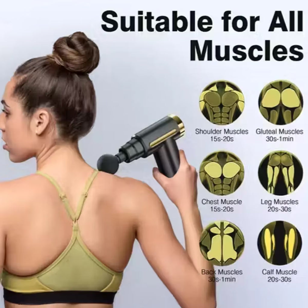 Portable Deep Tissue Massage Gun – High-Torque Muscle Recovery Massager
