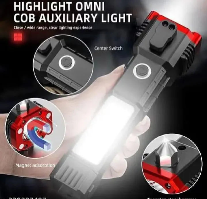 Rechargeable Ultra Strong Outdoor Bright LED Flashlight