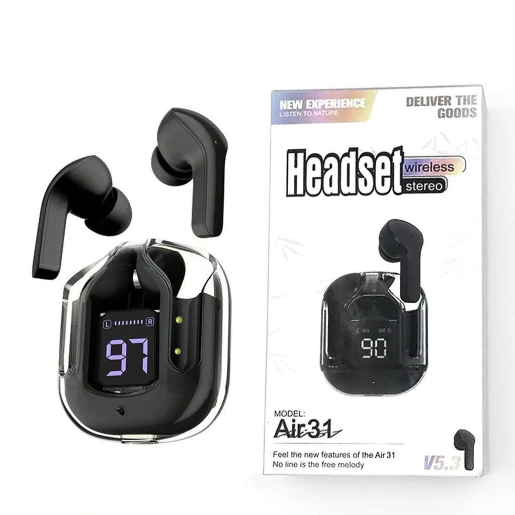 Air31 TWS Wireless Bluetooth Earphones – HiFi Stereo Sound with Touch Control
