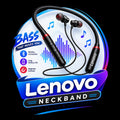 Lenovo HE05 Bluetooth 5.0 Wireless Neckband – Heavy Bass Stereo Earphones with Noise Reduction