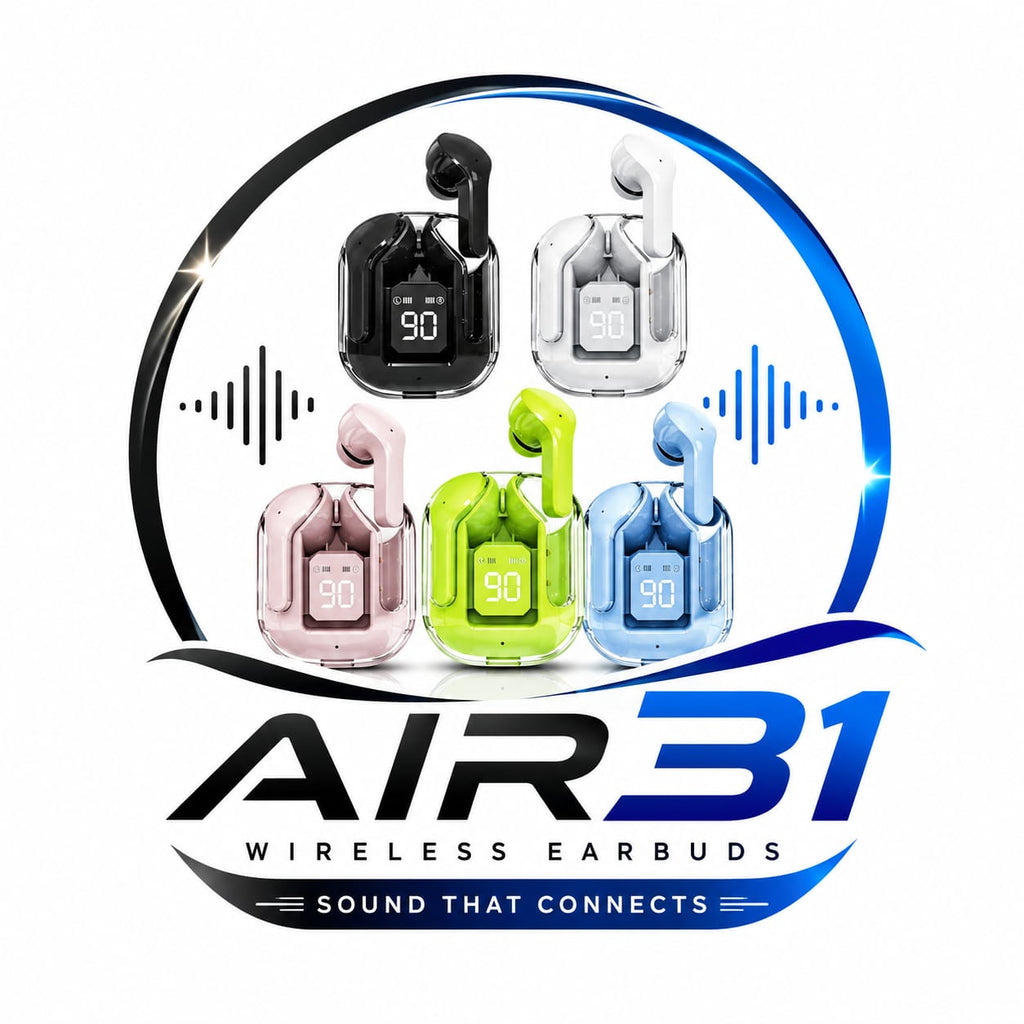 Air31 TWS Wireless Bluetooth Earphones – HiFi Stereo Sound with Touch Control