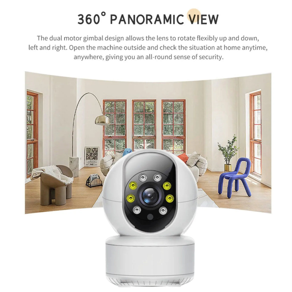 WiFi Smart Security Camera – Wireless CCTV Bulb Socket Camera for Home & Office